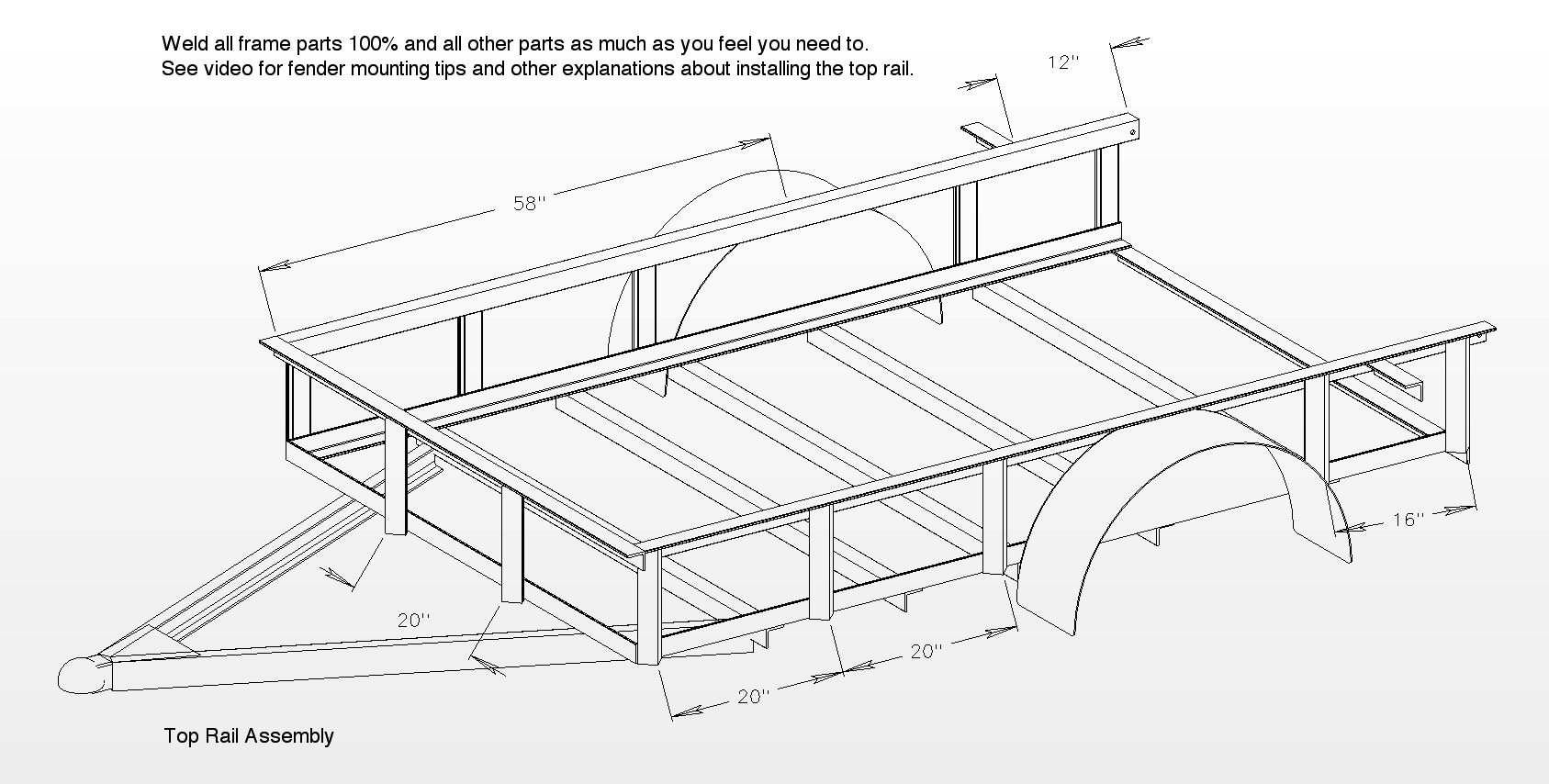 utility trailer plans Archives Free Utility Trailer Plans